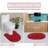 Lona Double Ruffle 100% Cotton Bath Rugs (Set of 3)-1436798192