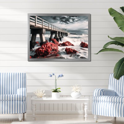 " Pier Whispering Waves I "