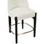 Tabouret de comptoir rembourré en tissu Maud-137995916-137995917