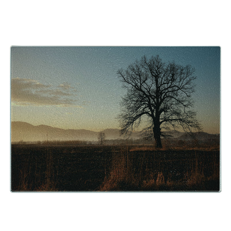 Planche à découper en verre trempé Ambesonne