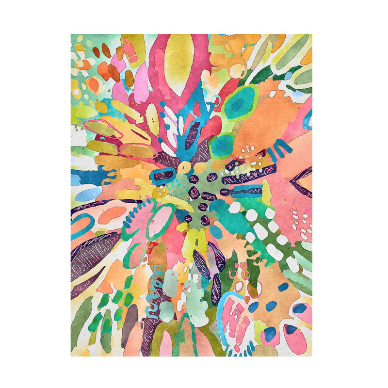 Art mural sur toile tendue - «Spring Splash» de Suzanne Allard pour décoration de salon, de chambre à coucher ou de bureau - 18 x 24