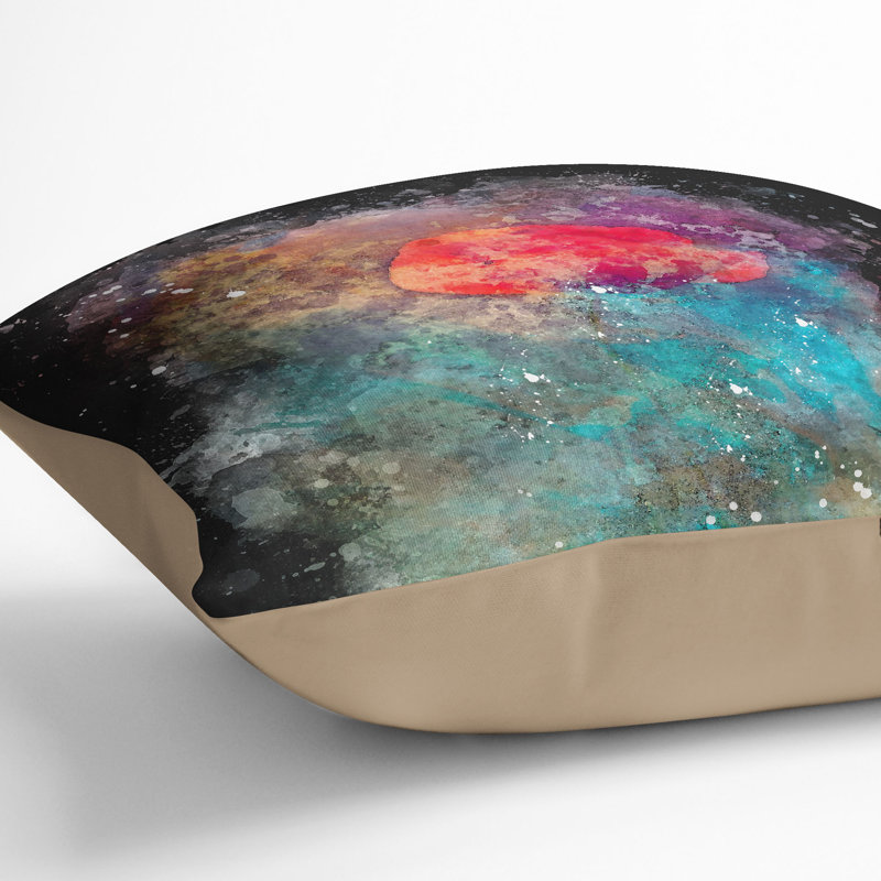 Square Throw Cushion, 55cm H x 55cm W x 20cm D, Stone