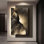 Décoration murale moderne en grès 3D moderne avec éclairage DEL télécommandé