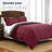 Martex Solid Color Reversible Comforter and Sham Bedding Set Super Soft Brushed Fabric-18040447-113386943