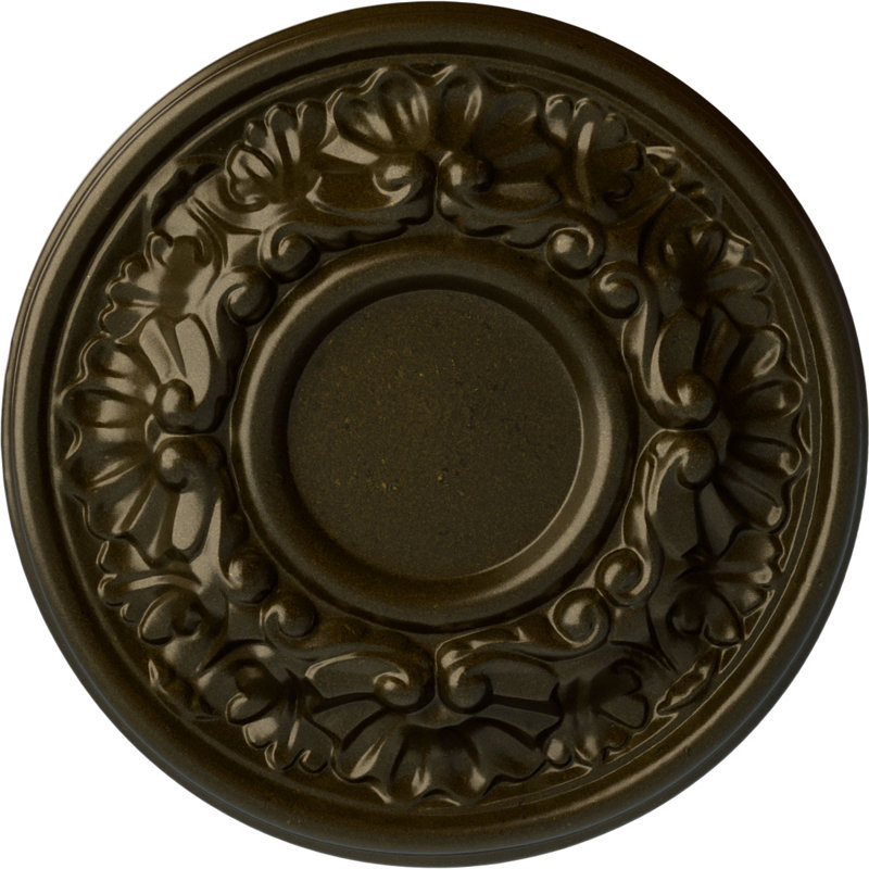 Médaillon de plafond Endurathane Odessa, DE 7 1/2 po x P 3 1/2 po x P 1 1/8 po (convient aux auvents jusqu'à 3 1/2 po), deux pièces