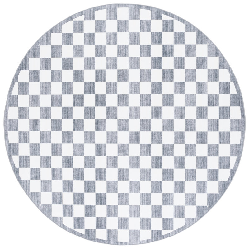 Tapis ivoire / gris Josalina Clara 936, Rond 6 pi