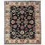 Wool Oriental Area Rug in Black