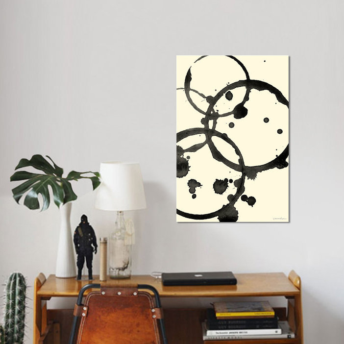 «Astro Burst V», reproduction d'art sur toile tendue, H 26 po x l 18 po x P 1,5 po, Toile avec cadre noir, Pas de tapis