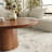 Solid Wood Round/Oval Coffee Table Center Cocktail Table Side Table Mid-Century Modern For Living Room & Home Decor-280995261-280995250