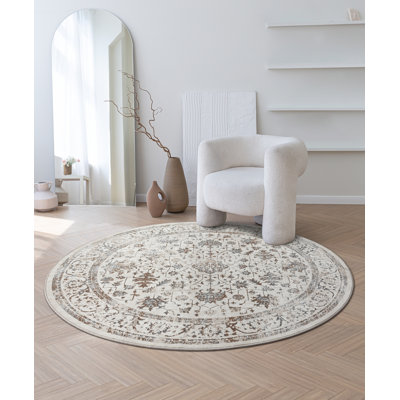 Audey Damask Area Rug