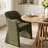 6- Person Dining Table Sets With Extendabe Oval Table & 6 Upholstered Fabric Dining Chairs-1069440393