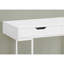 Bureau d'ordinateur, bureau personnel, ordinateur portable, tiroirs de rangement, L 48 po, travail, stratifié, métal, contemporain