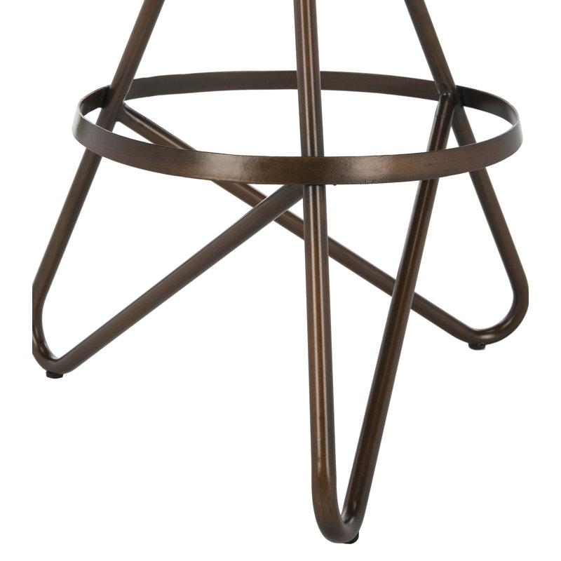 Arroyo Counter Stool with Metal Frame, Antique Copper