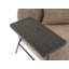Chaise de loisir rembourrée avec tablette-1909364972