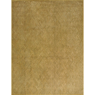 Hand Hooked Wool Geometric Area Rug