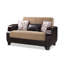 Causeuse convertible avec rangement Primenest Marabella, brun-1050805058