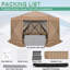 Pièce moustiquaire 15 x 15 avec moustiquaire, auvent pour tente Hub Hub-105094389