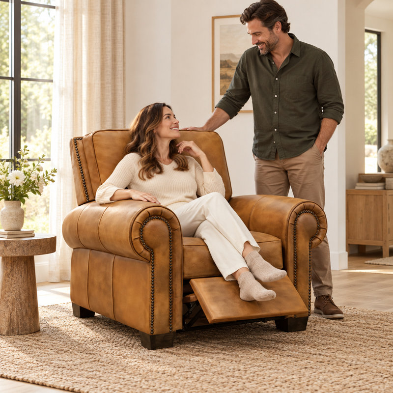 Valencia Recliner, Tan