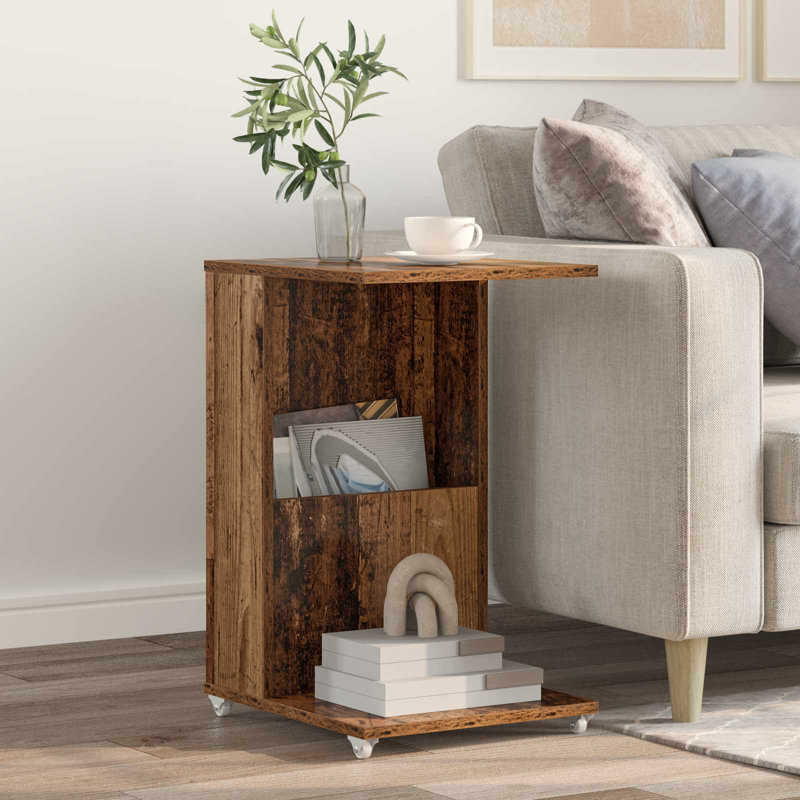 End Table, Old Wood