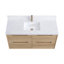 Meuble-lavabo mural avec lavabo et 2 tiroirs-1396314939