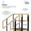 Escalier antidérapant 500 lb