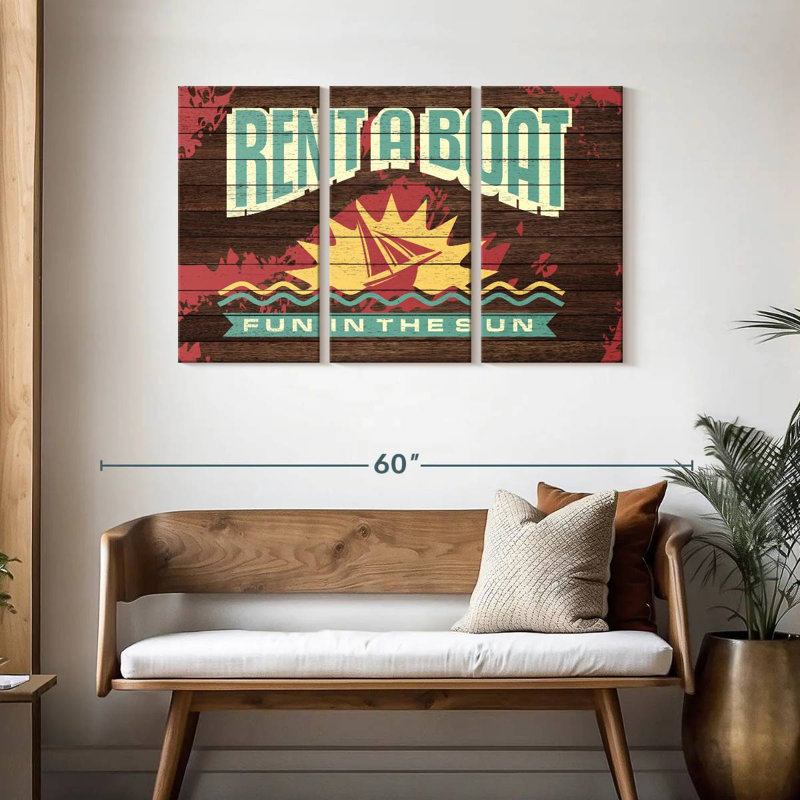 Rent A Sailboat Wall Sign