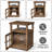 Cherelyn 24" Tall End Table with Storage and Built-In Outlets for Living Room, Nightstand for Bedroom, Office-1972072330-1972063818