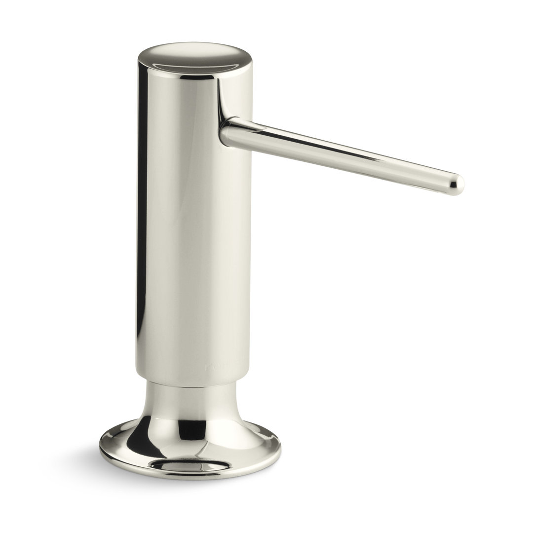 Contemporary Design Refillable Soap Dispenser, Lotion Dispenser for Bathroom or Kitchen Kohler 