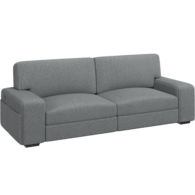 Kanthan 83,5 po, Mélange de polyester gris foncé
