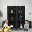 Cloison de séparation pliante en bois 67 po H 67 po Soild-145121504-145536503