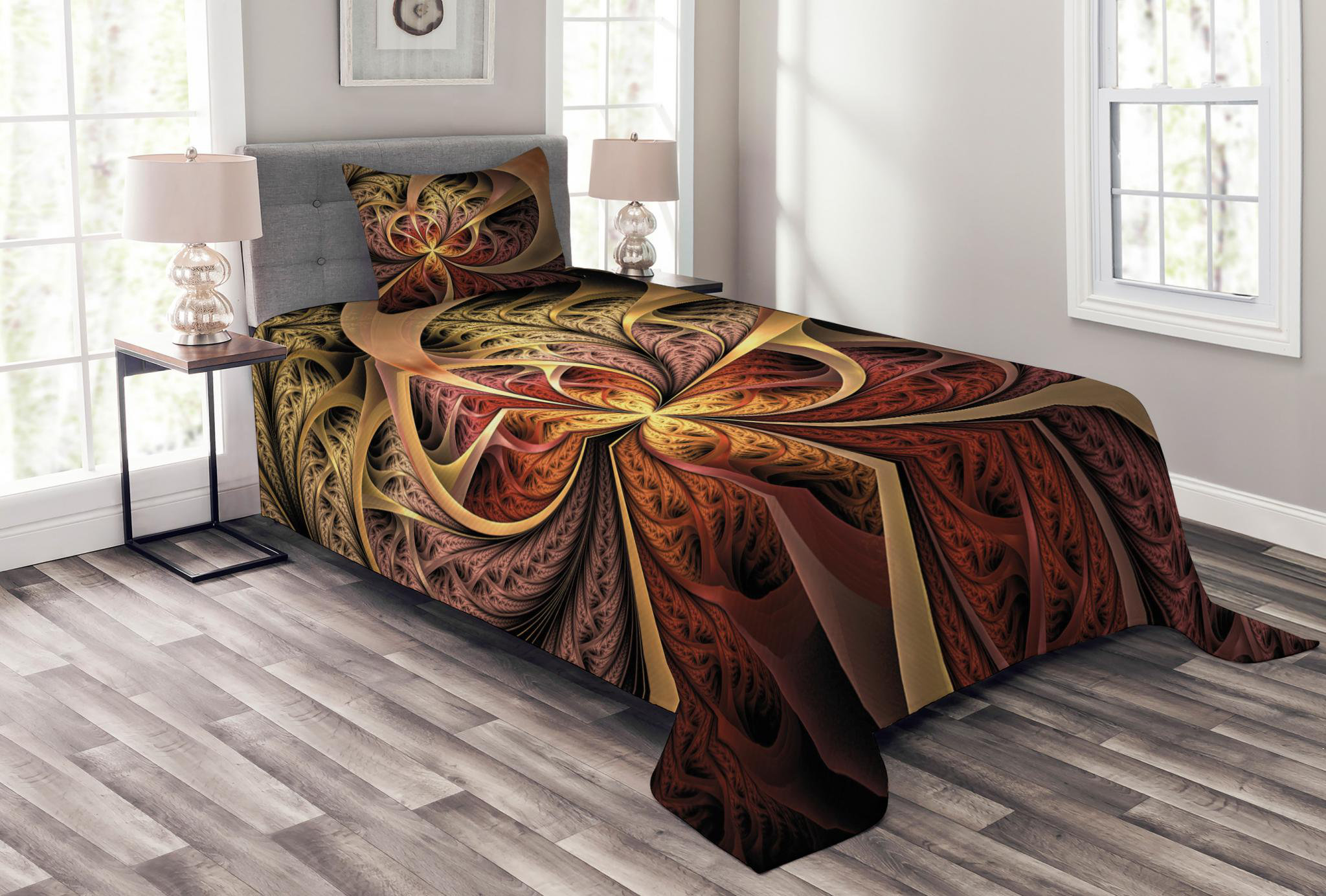 Ambesonne Abstract 2 Piece Coverlet Set & Reviews | Wayfair