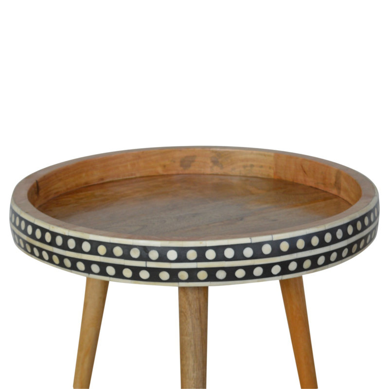 Aoife Tray Top End Table, 42cm H x 42cm W x 42cm D