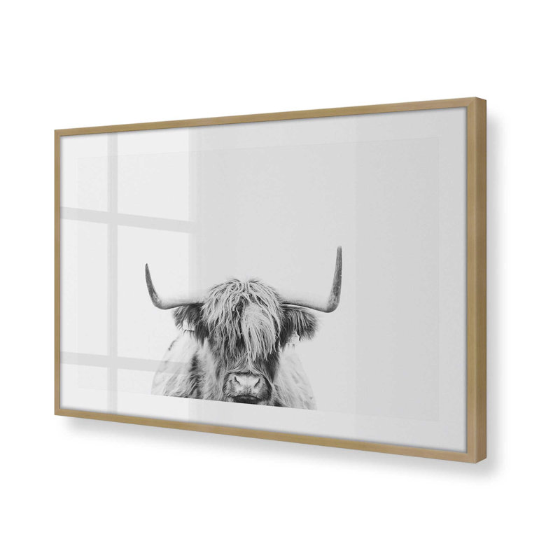Highland Pride Print, Brushed Gold Framed, 17.25" H x 21.25" W x 1.25" D