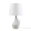 Lampe de table asymétrique en céramique grise voir ci-dessous