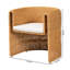 Chaise de baril en rotin naturel Bali & Pari Carina