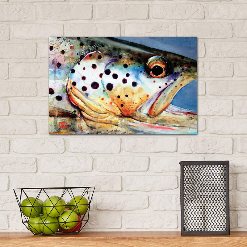Brown's Eye View by Dean Crouser - Wrapped Canvas Painting, 30.48cm H x 45.72cm W x 1.91cm D