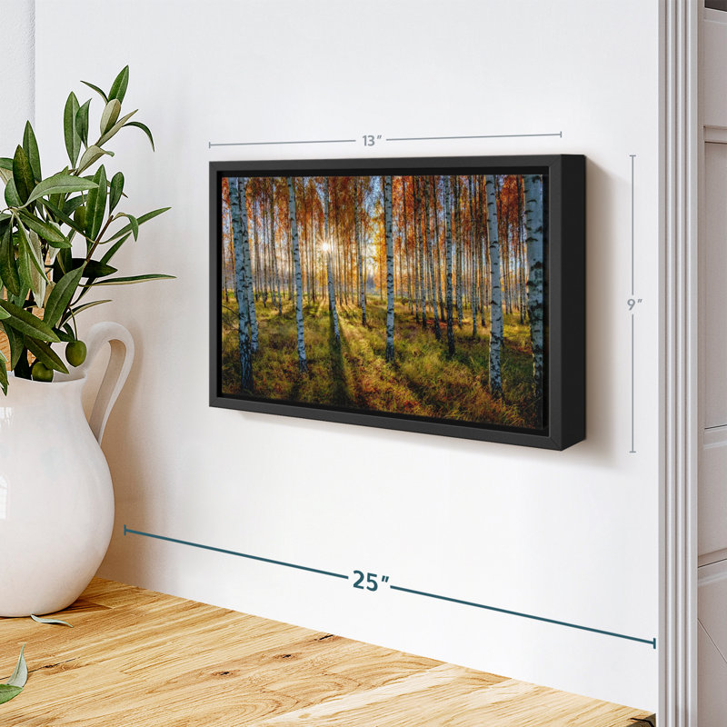 Impression sur toile de bouleau suédois, H 13 po x l 9 po