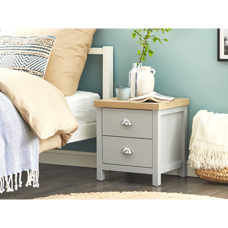 Oneil 45cm W Particle Board / Chipboard Bedside Table