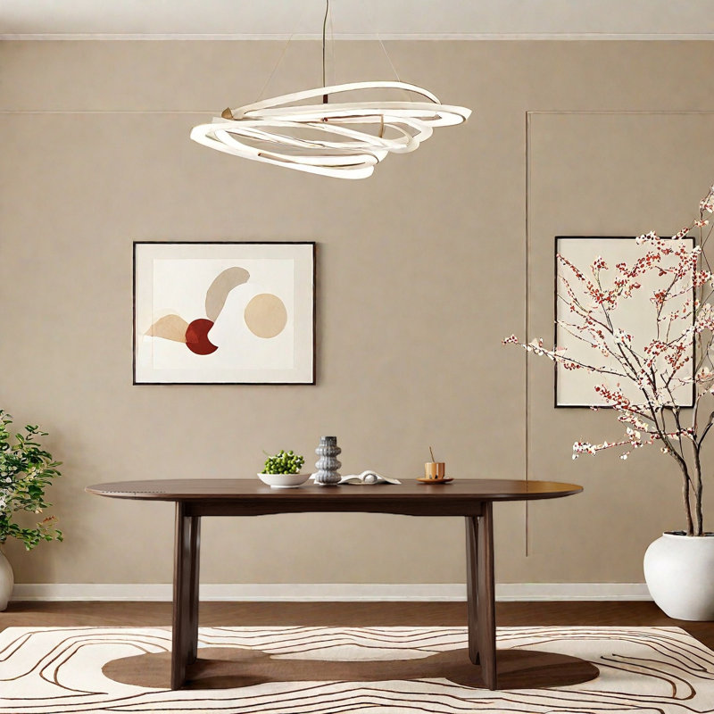 Table de salle à manger Mid-Century, H 29,9 po x L 70,8 po x l 31,4 po