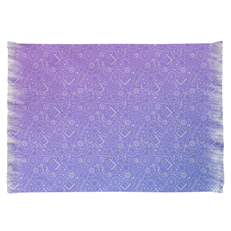 Tapis bleu/mauve à rpg dégradé Mcguigan, Non