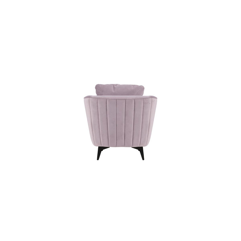 Upholstered Armchair, Purple