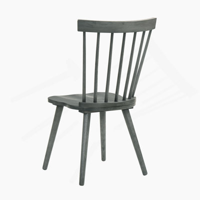 2 Pieces Set Dining Side Chair Rustic Modern Farmhouse Design Retro Design Easy to Assembly