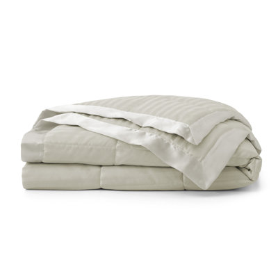 Blanket with Satin Trim