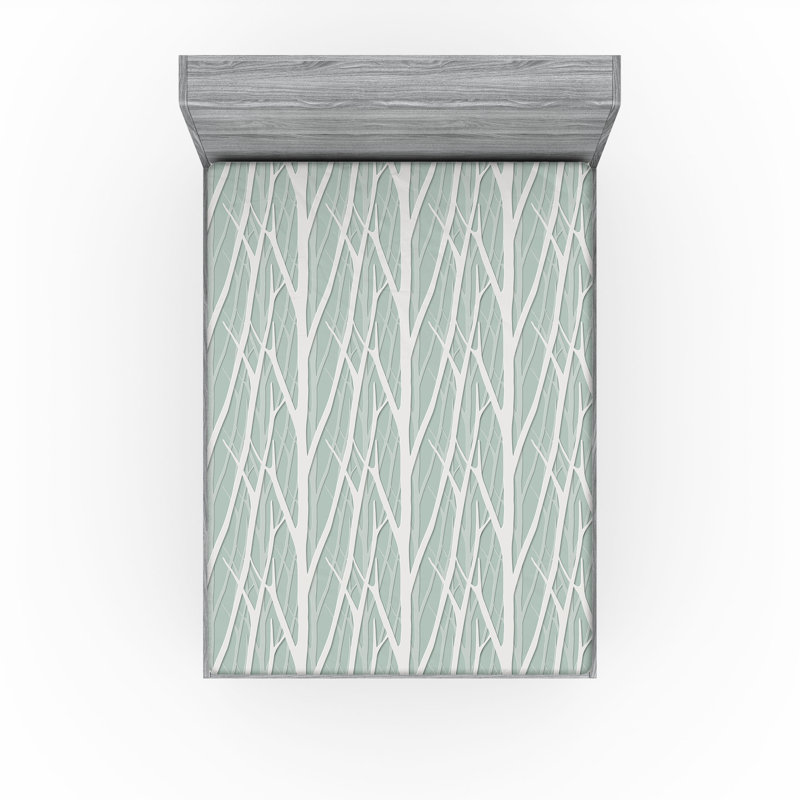 Drap-housse Ambesonne Trees Winter Forest Woods, Drap-housse grand