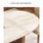 Cave stone rock plate dining table Ash Oval Solid Wood Top with Solid Wood Base Dining Table-101920696