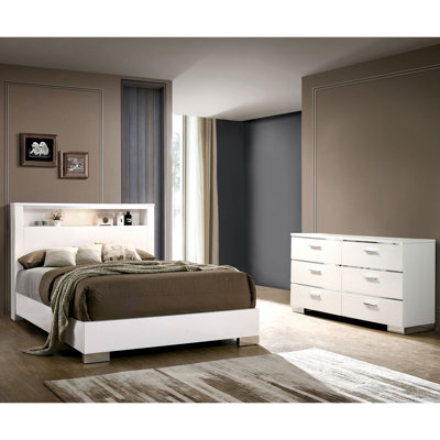 Solid Wood Piece Bedroom Set