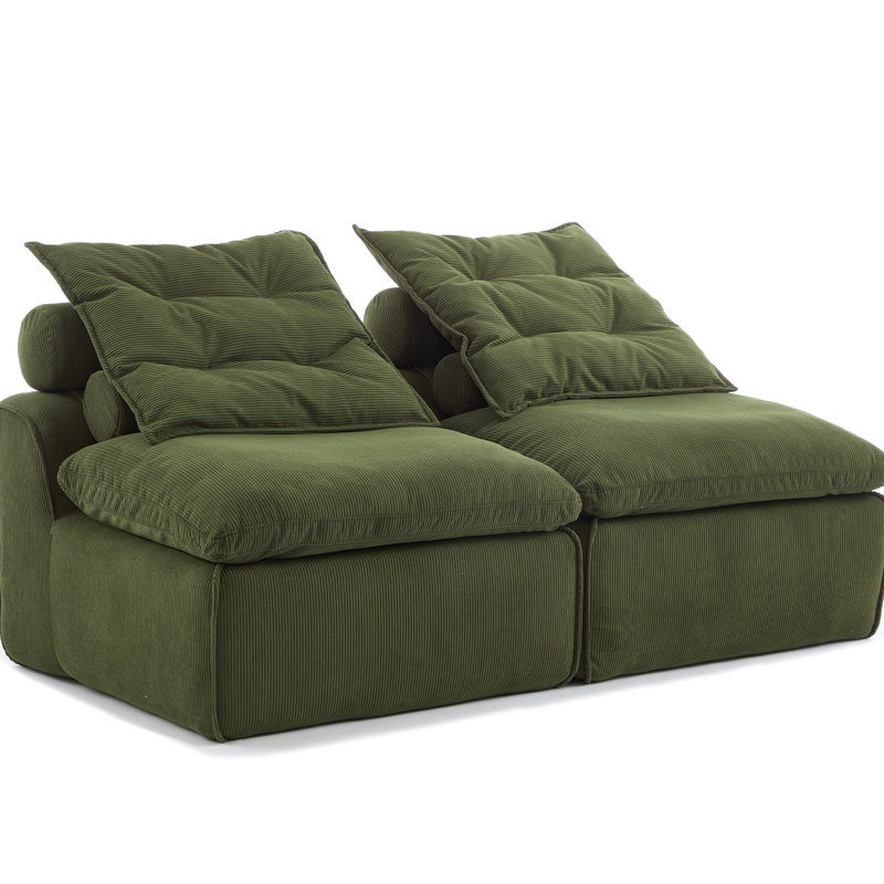 Canapé modulaire Ernesto, Vert