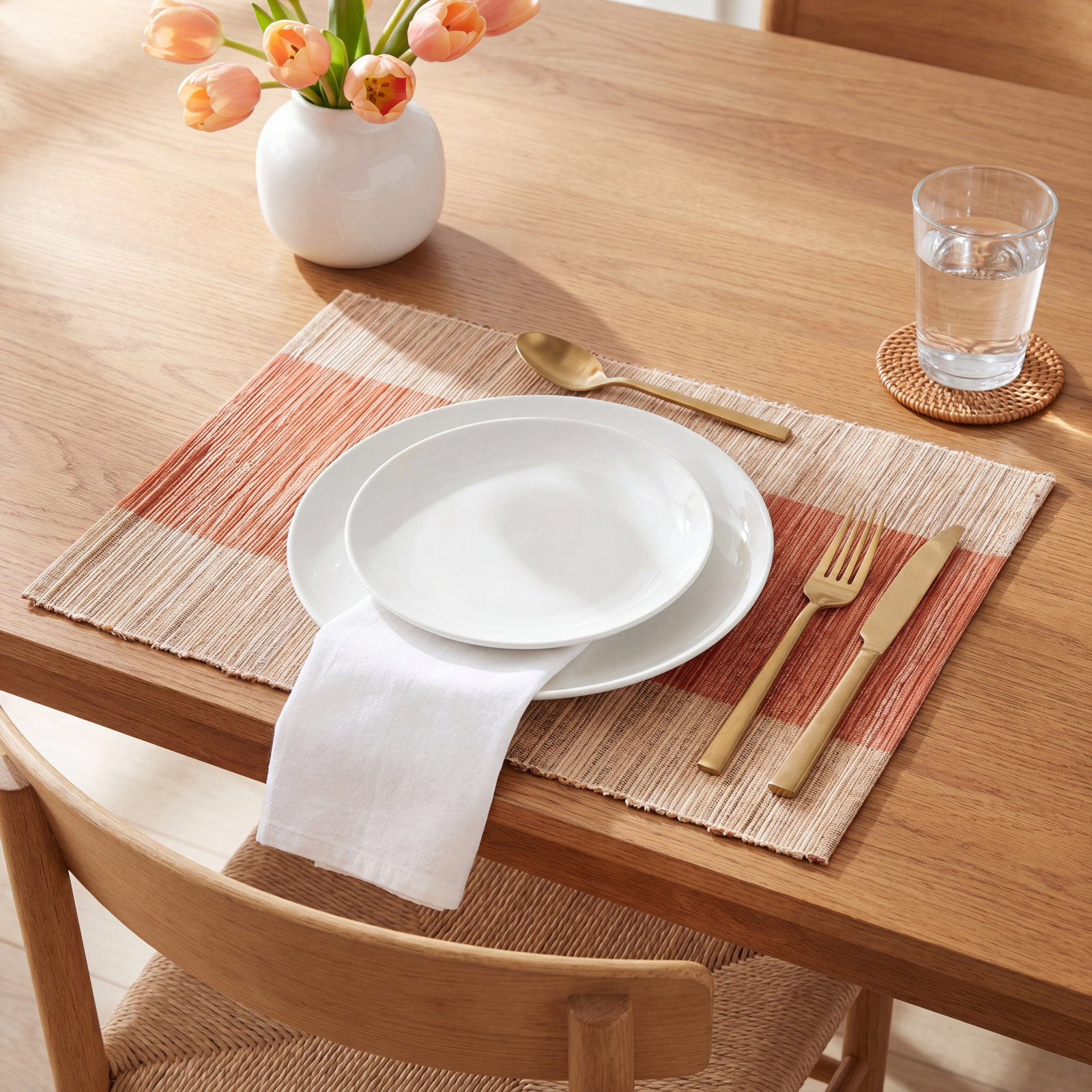 Medan Collection Medan Placemat, Rust