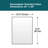 Delta Rectangular Standard Float Mount Frameless Bathroom/Vanity Mirror-43588054