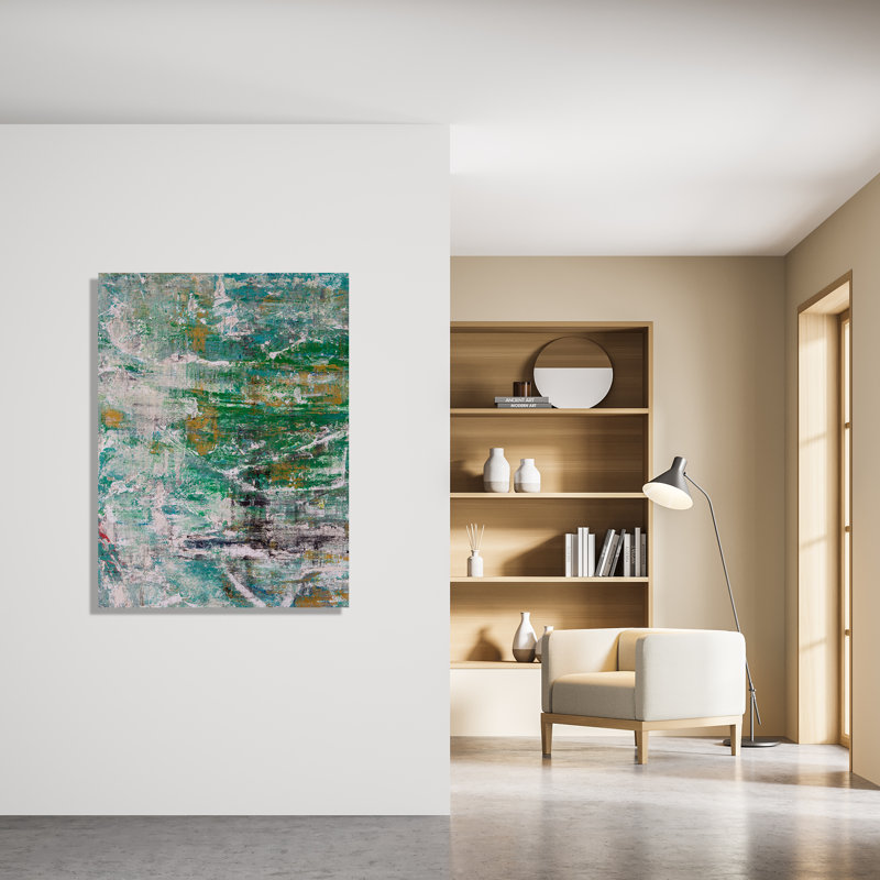 «Green Goddess I», reproduction d'art sur toile, H 40 po x l 30 po x P 2 po, Unframed